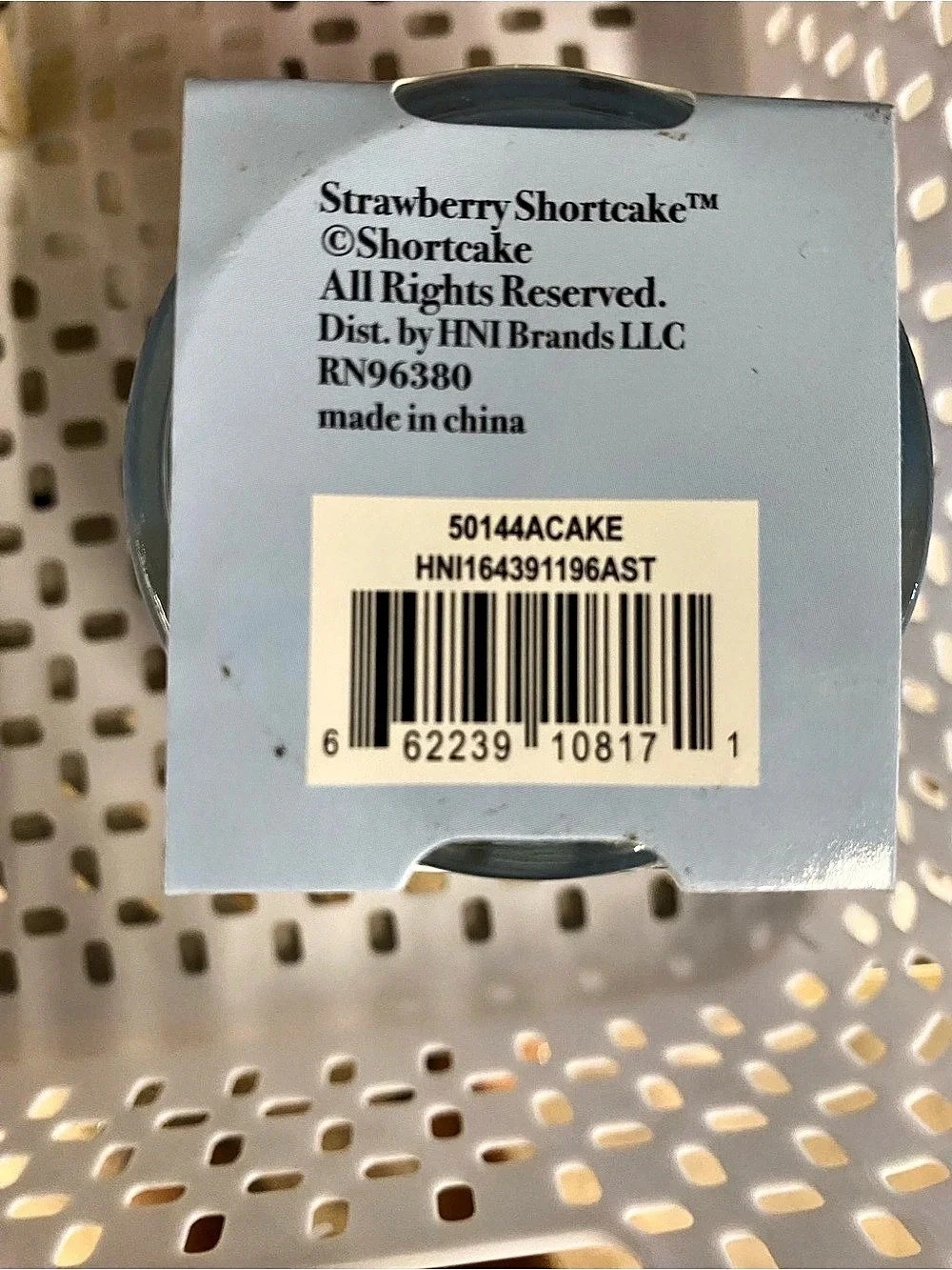Strawberry Shortcake Blueberry Scented Candle NWT